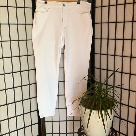 Current/elliot Women's The Stiletto Jeans White - Picture 2 of 7